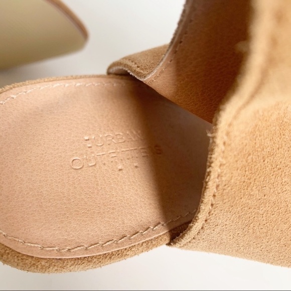 NEW Urban Outfitters Ginger Suede Lace-Up Heels - Picture 14 of 15